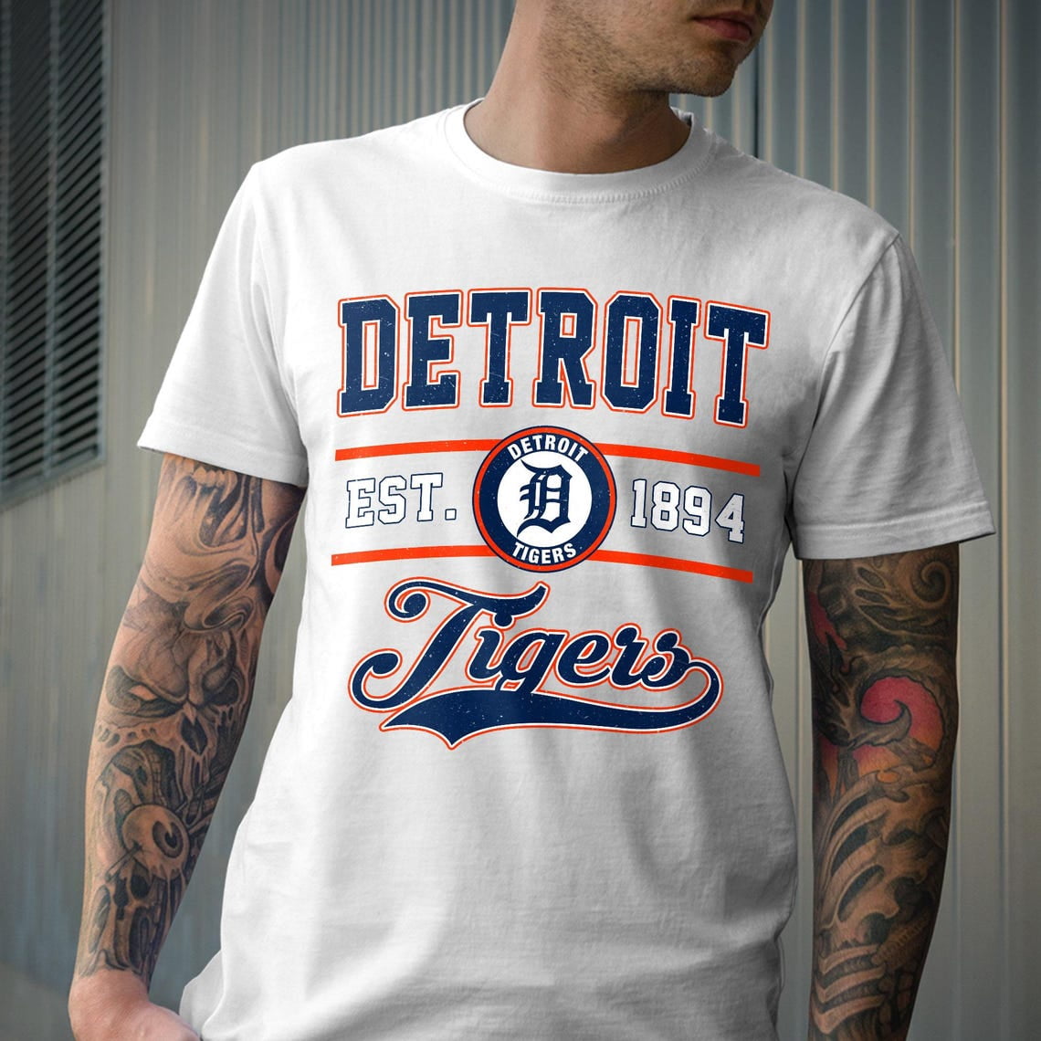 Detroit Baseball Shirt Vintage Sports Tee, Tigers Baseball Fan T-Shirt, Retro Baseball Tee, Game Day Shirt, Baseball Lover Gift