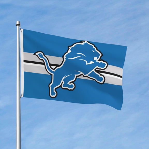 Detroit Brand New Outdoor Double Sided Flag 3x5ft, Football Team Custom Garden Flag Fan Game Flag Home Decor Flag Fan Gift