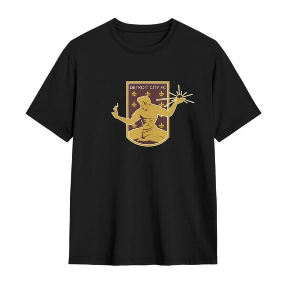Detroit City Fc T-Shirt Casual Tee Shirts For Men Women