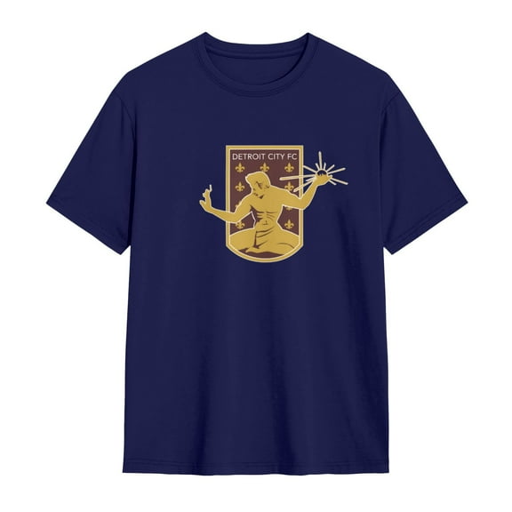 Detroit City Fc T-Shirt Casual Tee Shirts For Men Women