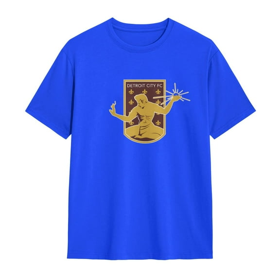 Detroit City Fc T-Shirt Casual Tee Shirts For Men Women