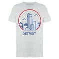 thumbnail image 1 of Detroit City Icon T-Shirt Men -Image by Shutterstock, Male Large, 1 of 2