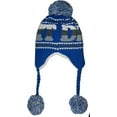 thumbnail image 1 of Detroit City Name Winter Hat with Ear Flaps and Hanging Poms, 1 of 3