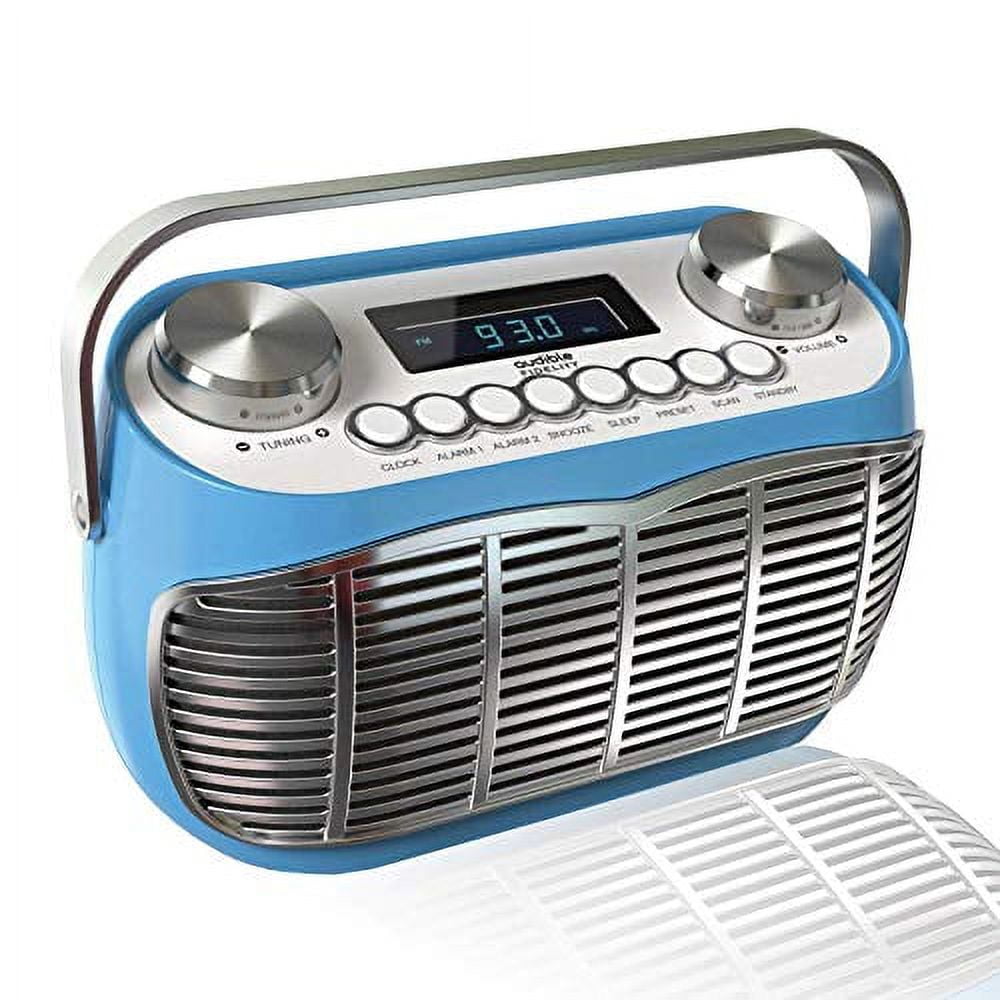 Detroit, FM AM Radio Alarm Clock Bedside Mains Powered Or Battery FM