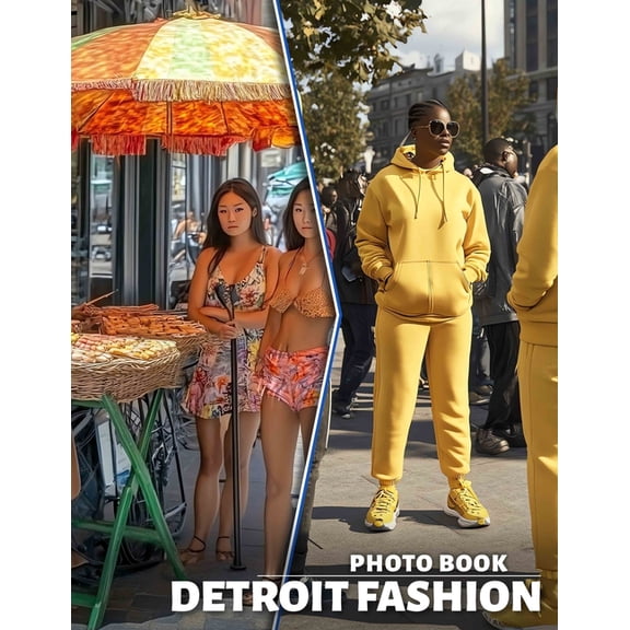 Detroit Fashion Photo Book: Explore 40 Stunning Visuals Showcasing Detroit's Unique Style Evolution Over The Years, (Paperback)