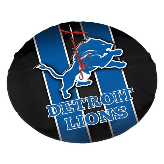 Detroit Football Team Theme Christmas Decoration Tree Skirt, High-End Soft Fluffy Plush Christmas Tree Skirt for Christmas Party Christmas Tree Decorations 30 Inch, 36 Inch, 48 Inch