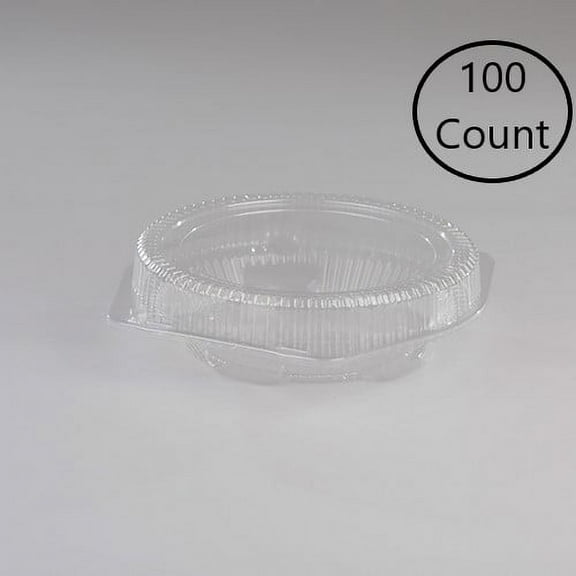 Detroit Forming 9" OPS Pie Container, 10.4" Top Outside x 10" Top Inside x 9.5" Bottom Inside | 100/Case