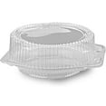 thumbnail image 1 of Detroit Forming OPS Plastic Food Container Clear, 9.4" Top Outside x 8.9" Top Inside x 5.75" Bottom Inside | 100/Case, 1 of 2