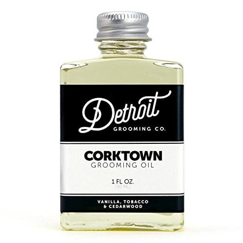 Detroit Grooming Co. Grooming Oil - Corktown - Oil For All Beards | Helps Soften And Condition Dry And Itchy Beards