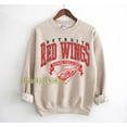 thumbnail image 1 of Detroit Hockey Red Wings Sweatshirt Crewneck, Vintage Red Wings shirt, Detroit Hockey Fan shirt, Hockey Tee, Red Wings Sweatshirt, 1 of 5