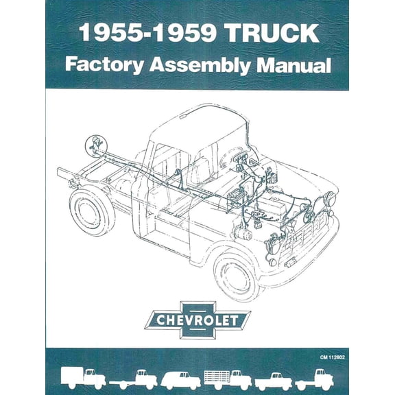 Detroit Iron OEM 1955 - 1959 Chevy Truck Factory Assembly Manual