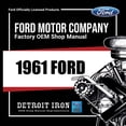 thumbnail image 1 of Detroit Iron OEM 1961 Ford Shop Manuals, Sales Data & Parts Books on CD, 1 of 2