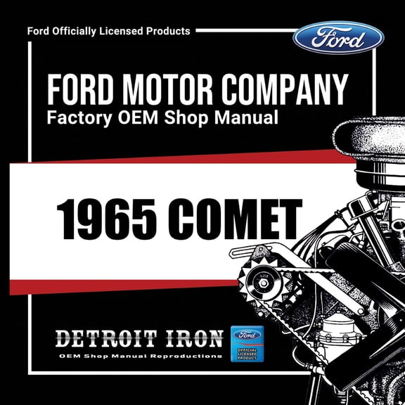 Detroit Iron OEM 1965 Mustang Falcon Fairlane Shop Manuals, Sales Literature, Wiring Diagrams & Parts Books on CD