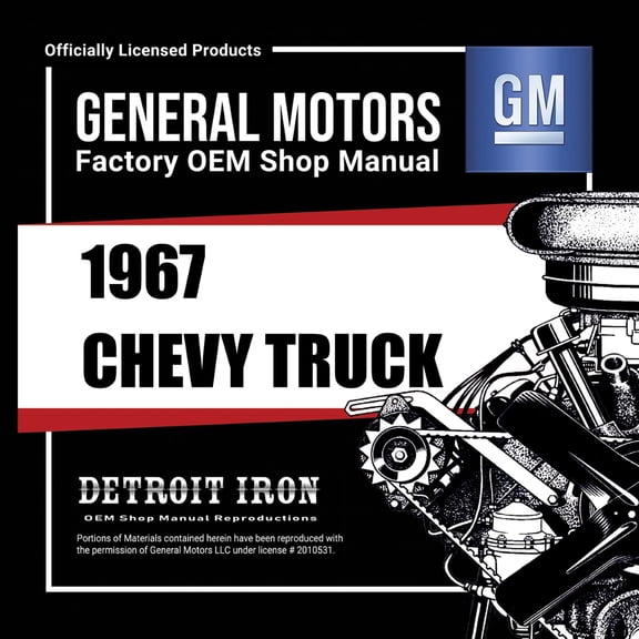Detroit Iron OEM 1967 Chevrolet Truck Shop Manuals, Sales Brochure & Parts Books on CD