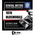 thumbnail image 1 of Detroit Iron OEM 1970 Oldsmobile Shop Manuals, Sales Data & Parts Books Kit on USB, 1 of 2