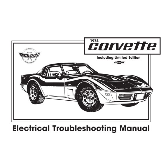 Detroit Iron OEM 1978 Corvette Electrical Troubleshooting Manual - 11x17 inch COLOR