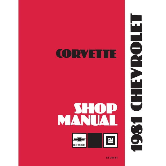 Detroit Iron OEM 1981 Chevrolet Corvette Shop Manual