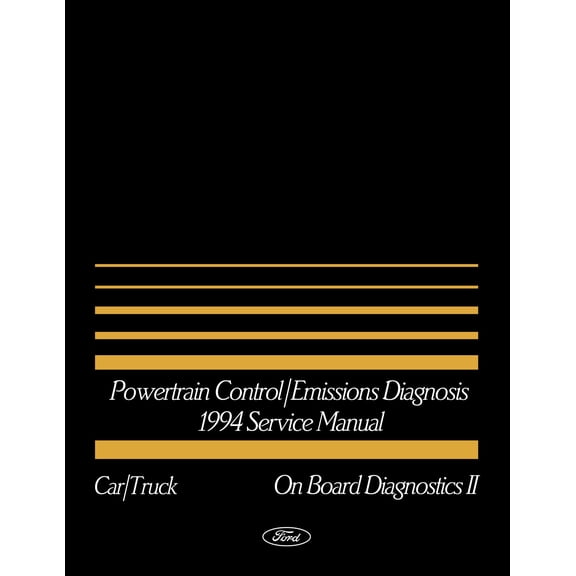 Detroit Iron OEM 1994 Ford OBD-II Powertrain Control Emissions Diagnosis Service Manual