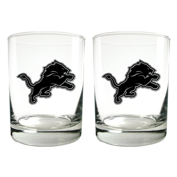 Detroit Lions 15oz. Legacy Rocks Glass Set