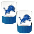 thumbnail image 1 of Detroit Lions 2-Pack 14oz. Rocks Glass Set with Silcone Grip, 1 of 1