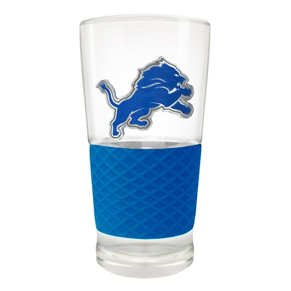 Detroit Lions 22oz. Pilsner Glass with Silicone Grip