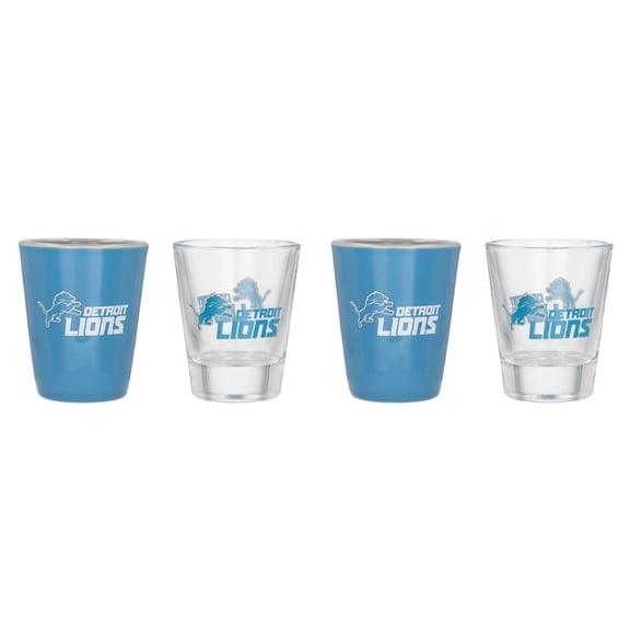 Detroit Lions Four-Pack Shot Glass Set