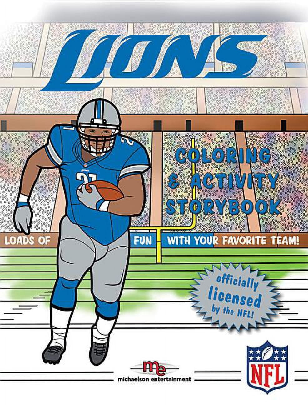 Detroit Lions Coloring & Activ, (Paperback) - Walmart.com