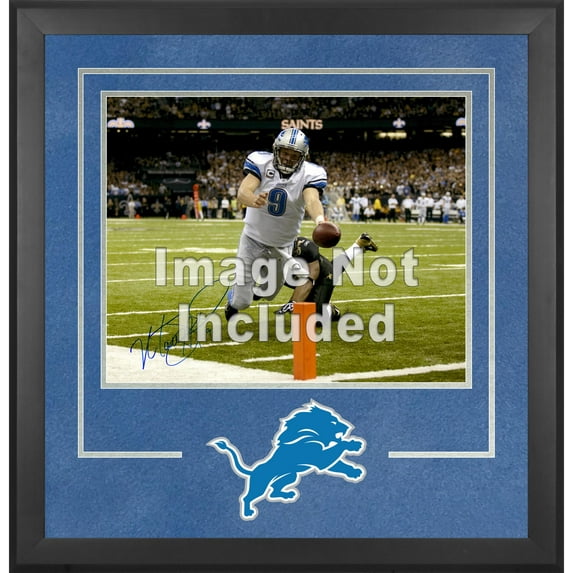 Detroit Lions Deluxe 16" x 20" Horizontal Photograph Frame with Team Logo