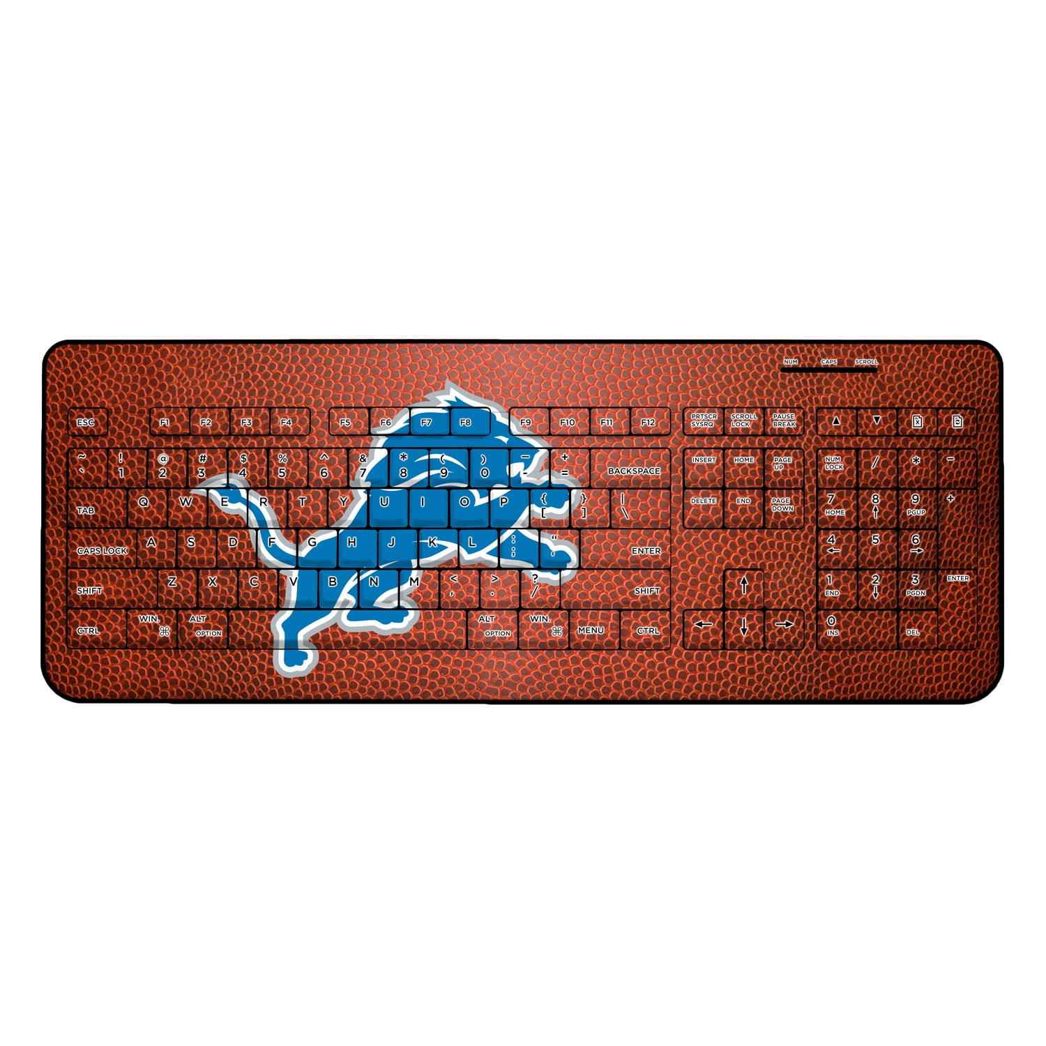 Denver Broncos Football Design Wireless Mouse And Keyboard Denver