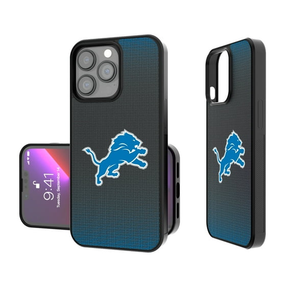 Detroit Lions Linen Logo iPhone Bump Case