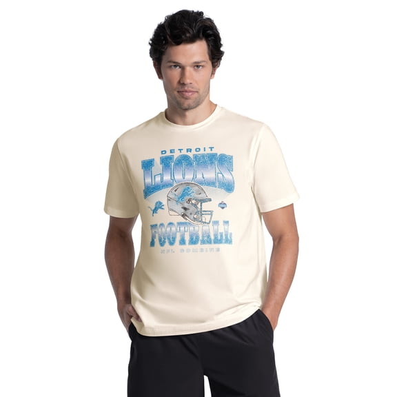 Detroit Lions Men's NFL Combine Faded Fashion Short Sleeve T-Shirt