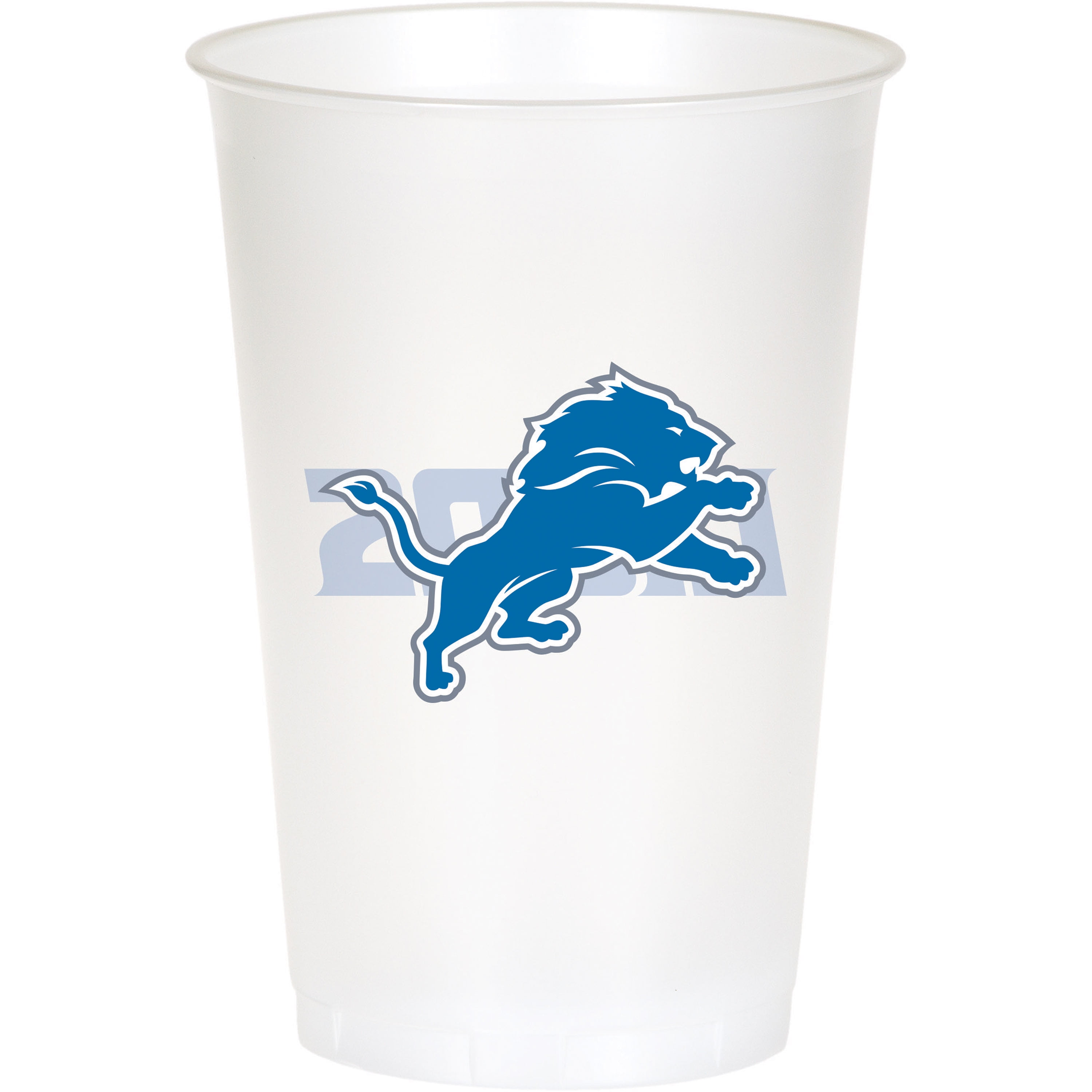 Detroit Lions Plastic Cups, 24 Count for 24 Guests