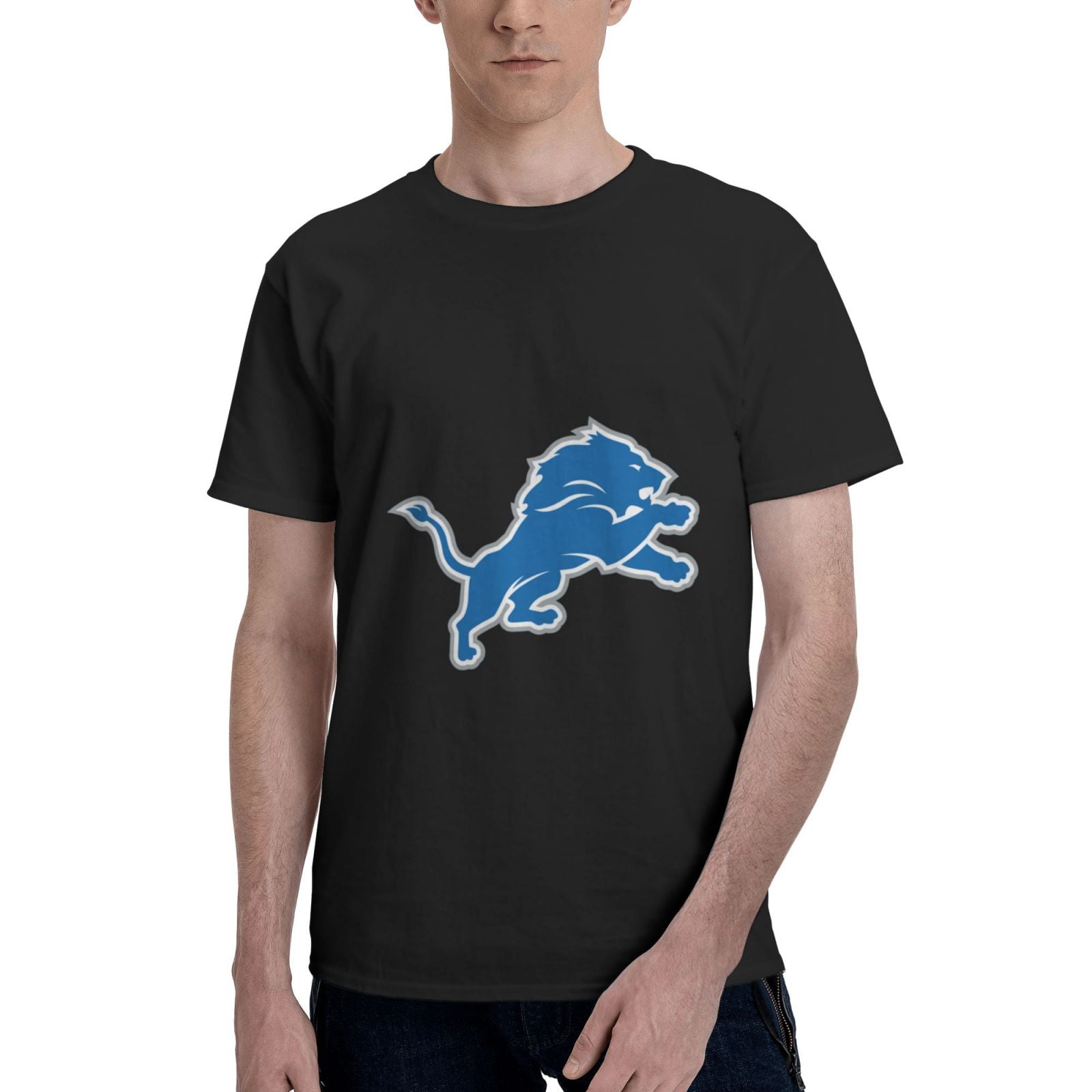 DetroitLions TShirt Men'S Shirt Sleeved Standard TShirt, High