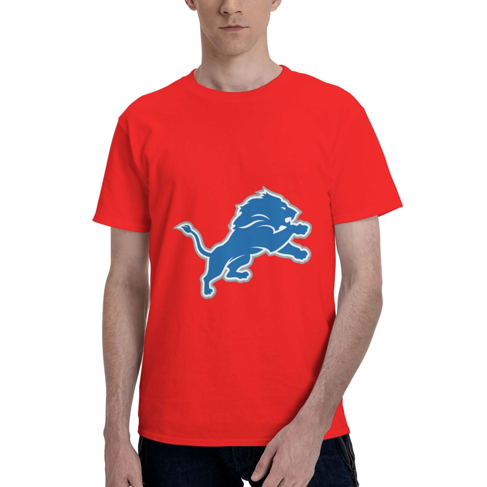 DetroitLions TShirt Men'S Shirt Sleeved Standard TShirt, High
