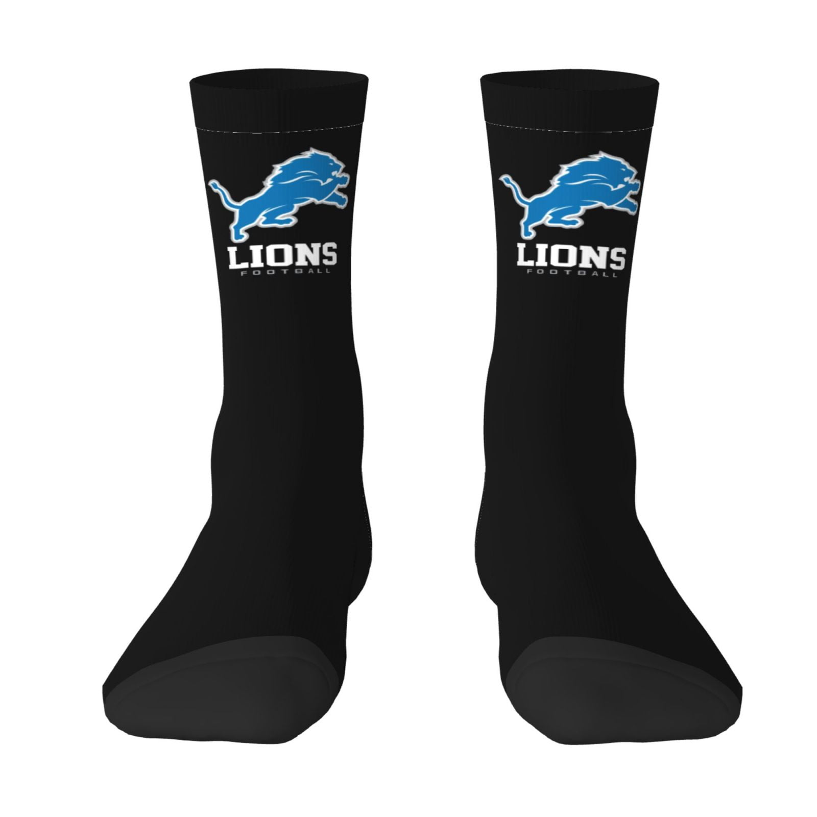 Lions Team contrast color mid_tube socks various styles adult socks