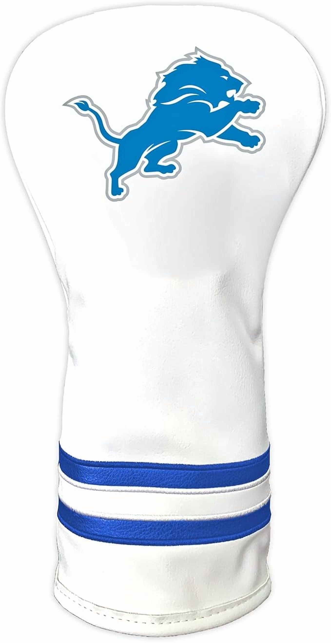 Team Golf NFL DETROIT LIONS White Vintage Driver Head Cover