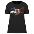 thumbnail image 1 of Detroit Michigan Flag Art T-Shirt Women -Image by Shutterstock, Female Medium, 1 of 2