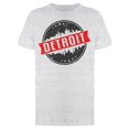 thumbnail image 1 of Detroit Michigan Round Travel Tee Men's -Image by Shutterstock, 1 of 1
