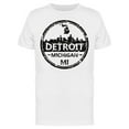 thumbnail image 1 of Detroit Michigan Travel T-Shirt Men -Image by Shutterstock, Male Small, 1 of 2