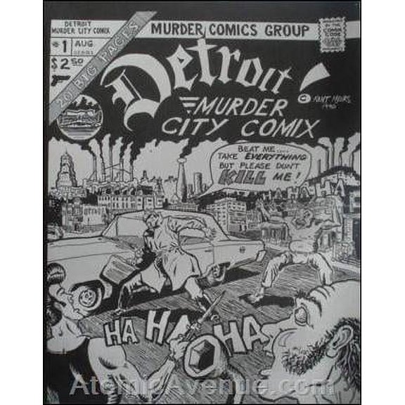 Detroit! Murder City Comix #1 VF ; Slave Labor Comic Book