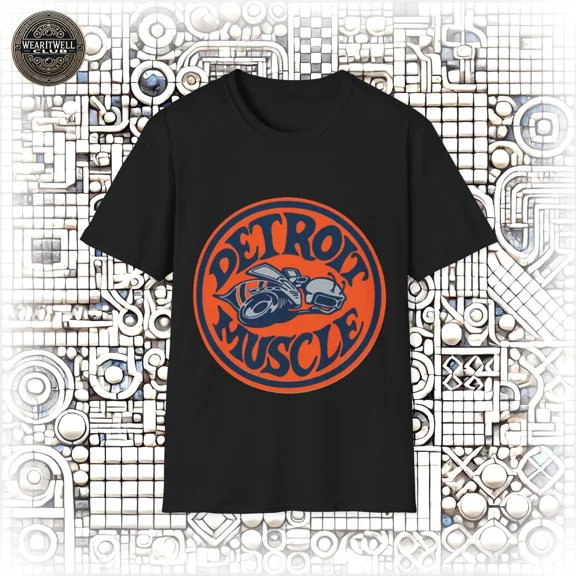 Detroit Muscle Logo Unisex T-Shirt