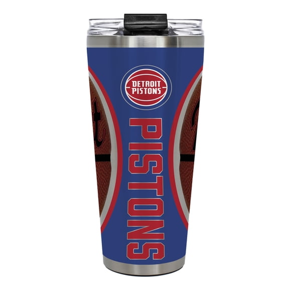 Detroit Pistons 32oz. Big Slim Game Ball Travel Tumbler