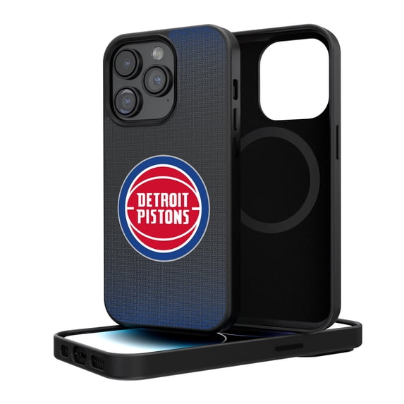Detroit Pistons Linen Logo iPhone Magnetic Bump Case