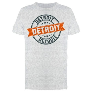 Detroit Red Ribbon T-Shirt Men -Image by Shutterstock, Male Large