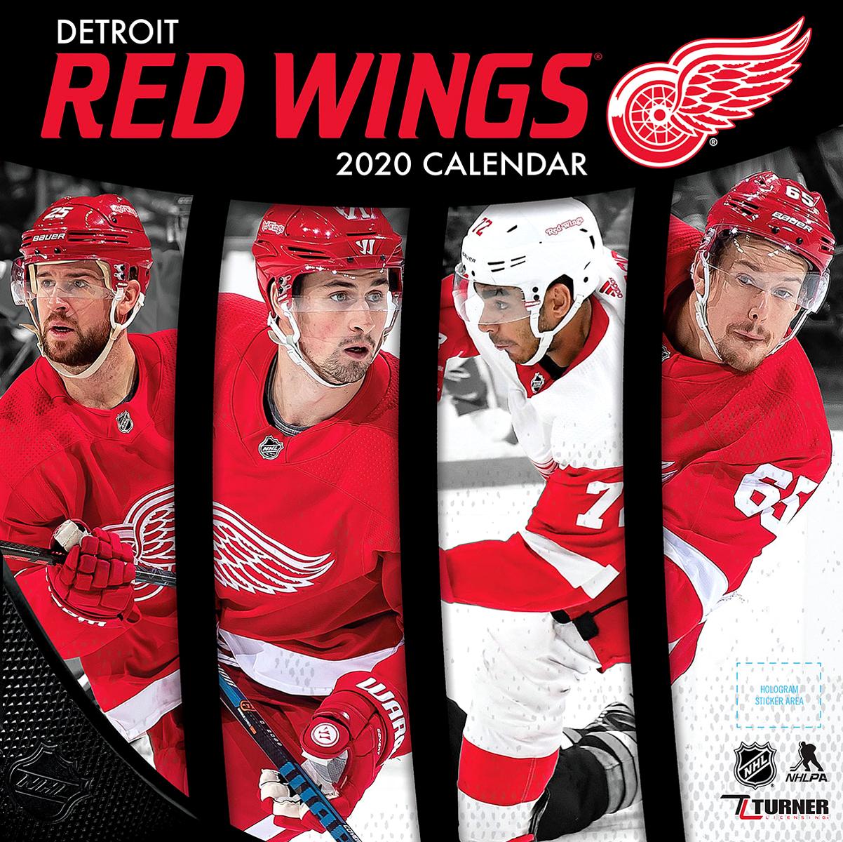 Detroit Red Wings 2020 12x12 Team Wall Calendar (Other)