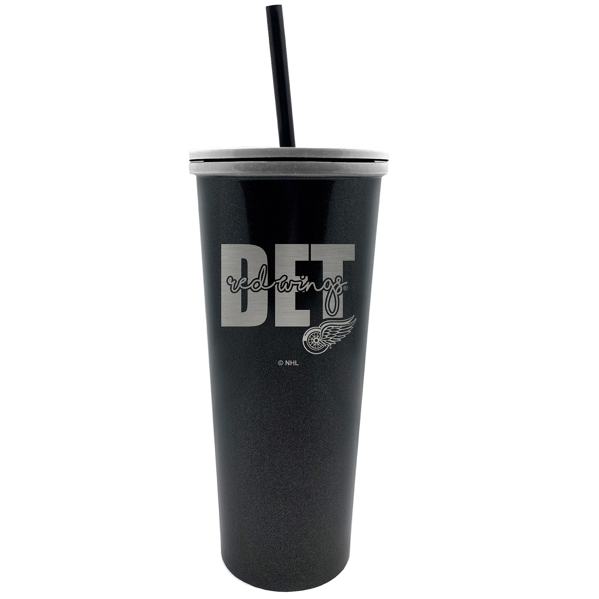 Detroit Red Wings 24oz. Onyx Skinny Tumbler