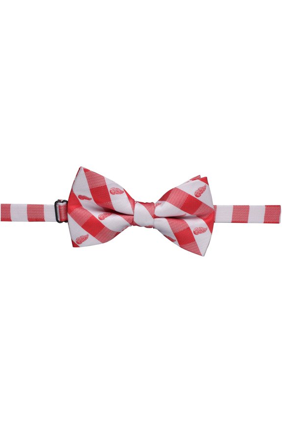 Detroit Red Wings Check Bow Tie