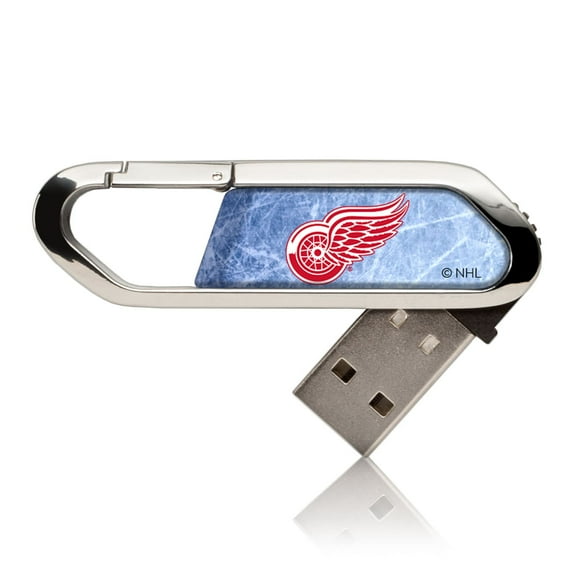 Keyscaper Detroit Red Wings 64GB Carabiner Clip USB Flash Drive