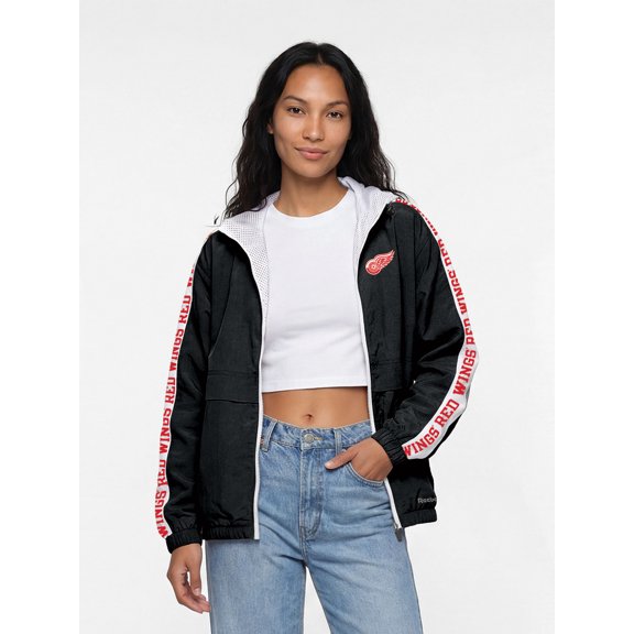 Detroit Red Wings Reebok Womens Colorblocked Full Zip Jacket