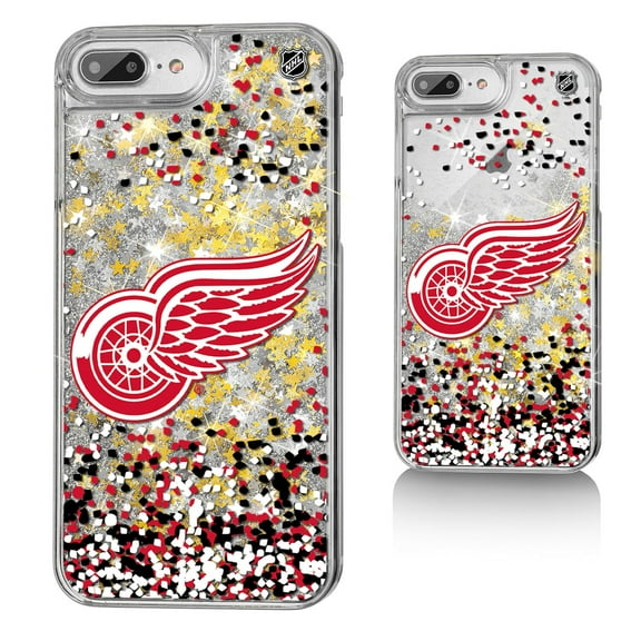 Detroit Red Wings iPhone Confetti Glitter Case